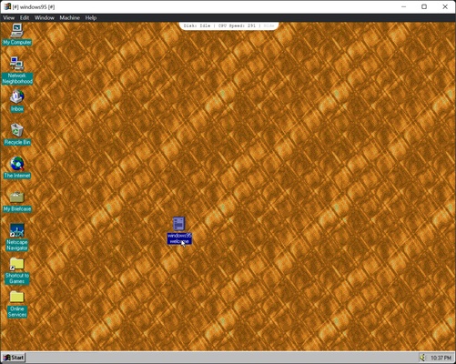 Windows 95 screenshot 1