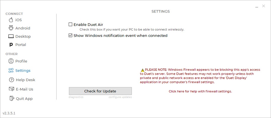 Duet Display screenshot 1
