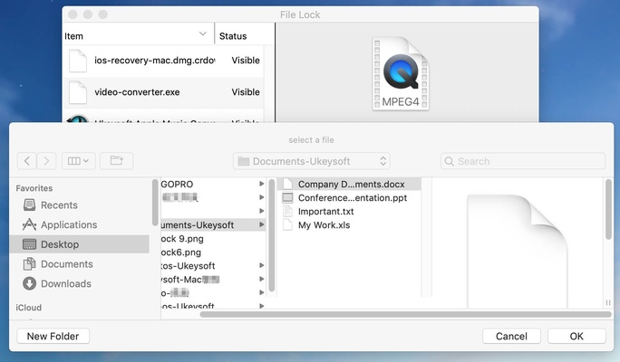 UkeySoft File Lock screenshot 1