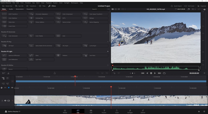DaVinci Resolve screenshot 1