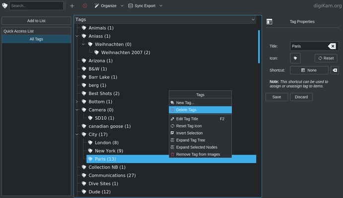 digiKam screenshot 1