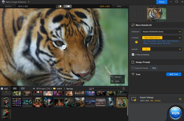 Aiarty Image Enhancer for Mac screenshot 1