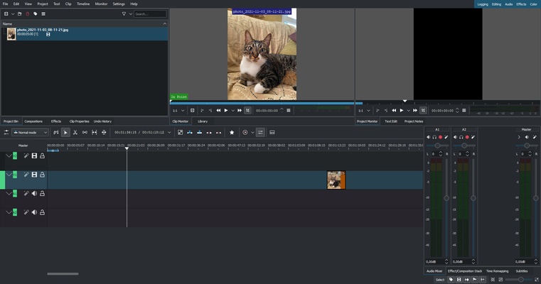 Kdenlive screenshot 1