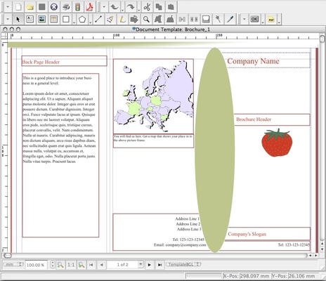 Scribus screenshot 1