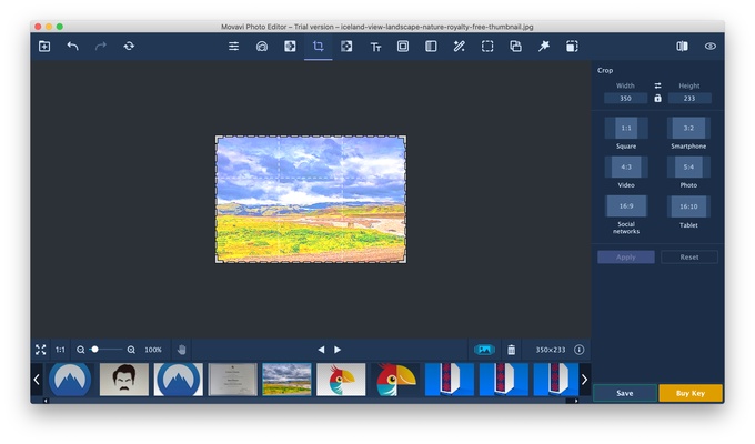 Movavi Photo Editor screenshot 1