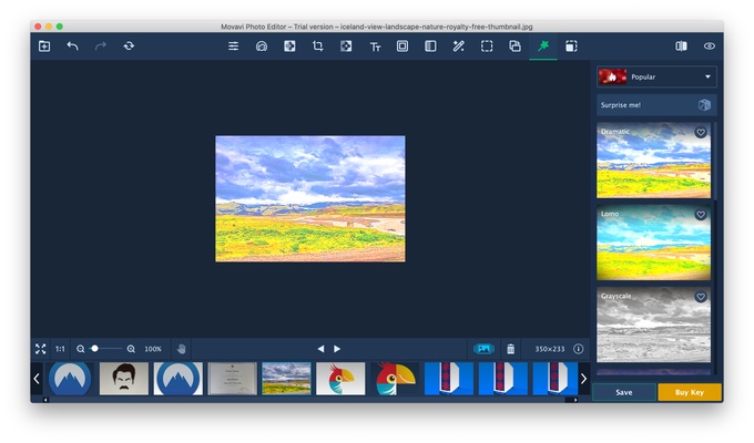 Movavi Photo Editor screenshot 1