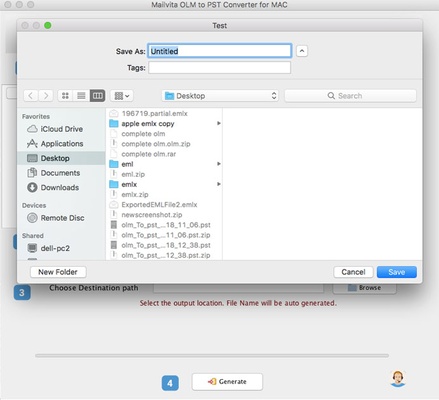 Mailvita OLM to PST Converter For Mac Software screenshot 1