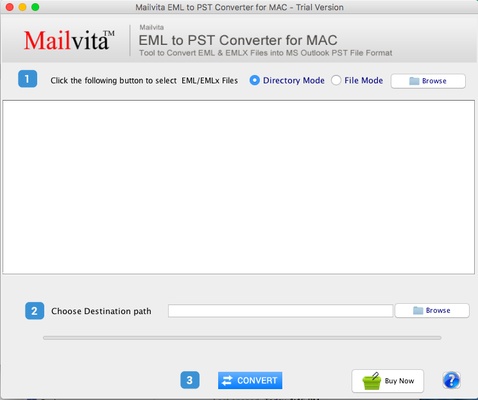 Mailvita EML to PST Converter for Mac screenshot 1