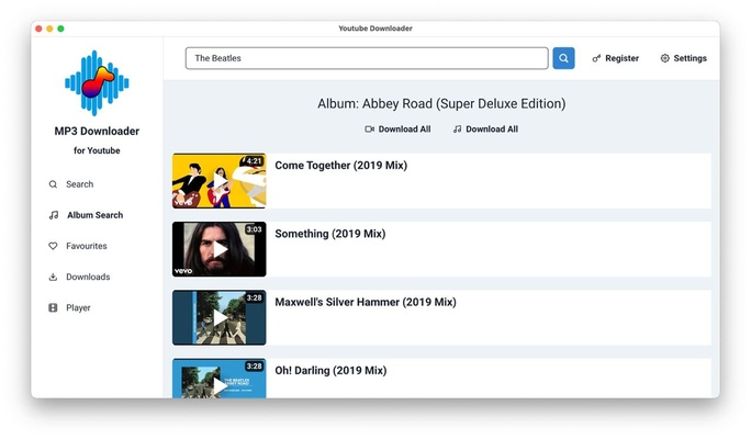 MP3 Downloader for YouTube screenshot 1