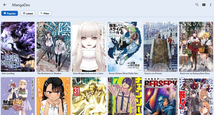 Mangayomi screenshot 1