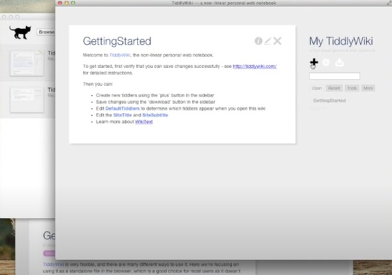 TiddlyDesktop screenshot 1