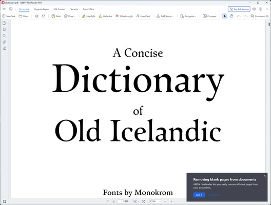 ABBYY FineReader PDF screenshot 1