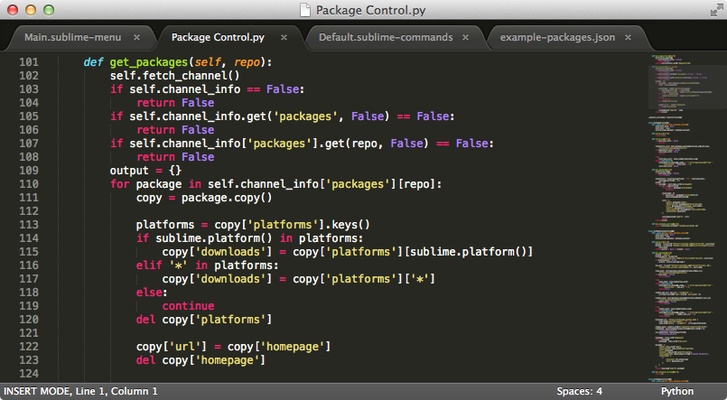 Sublime Text 2 screenshot 1