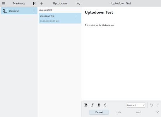 Marknote screenshot 1