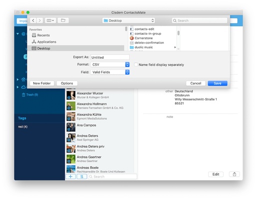 Cisdem ContactsMate screenshot 1