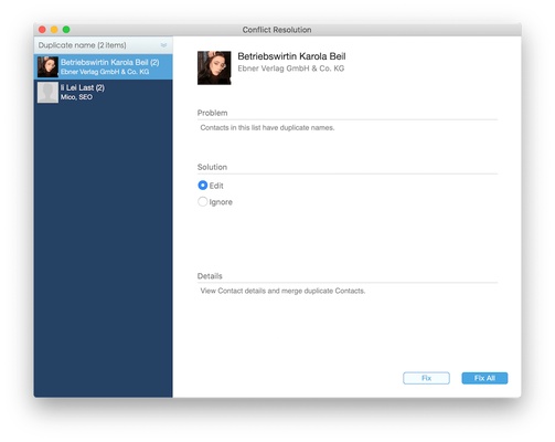 Cisdem ContactsMate screenshot 1