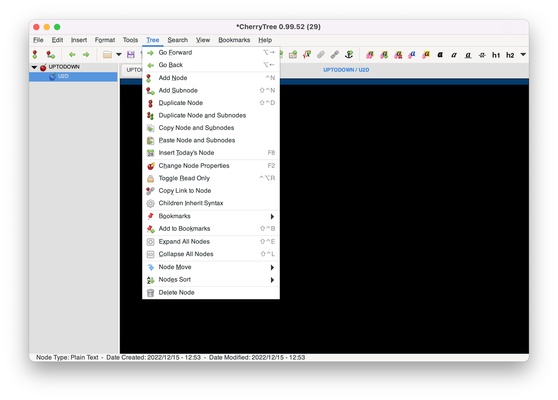 CherryTree screenshot 1