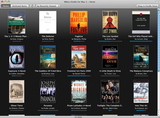 Kindle screenshot 1