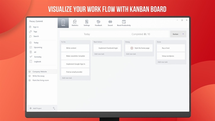 FocusCommit screenshot 1