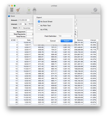 Loan Calc screenshot 1