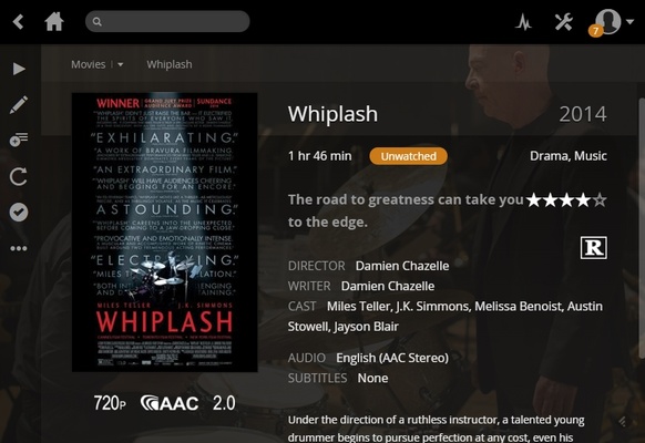 Plex Media Server screenshot 1