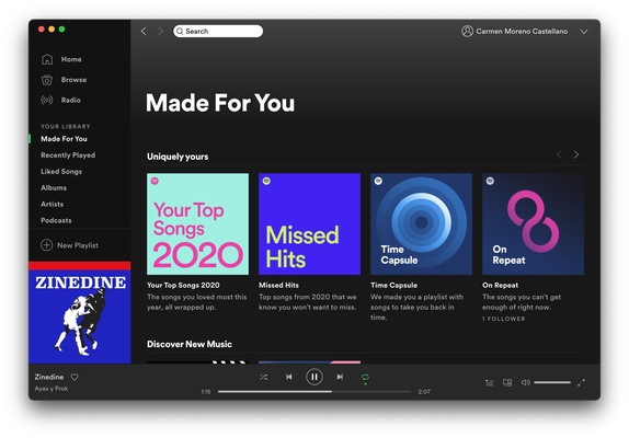 Spotify screenshot 1