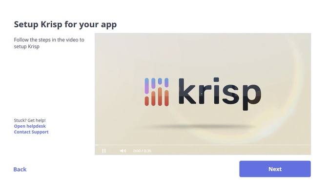 Krisp screenshot 1