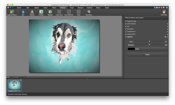 PhotoPad Photo and Image Editor screenshot 1