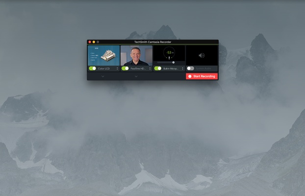 Camtasia screenshot 1