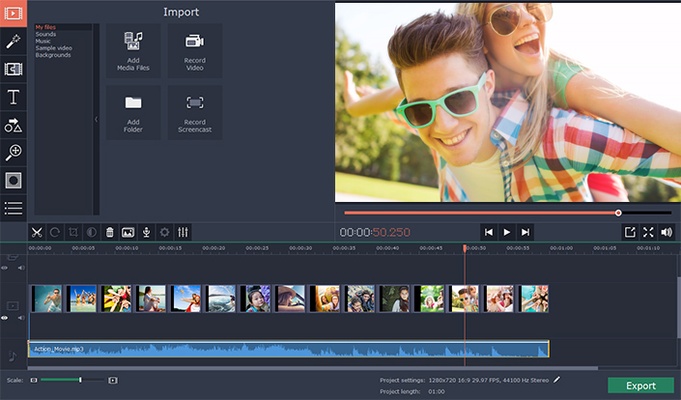 Movavi Video Editor screenshot 1