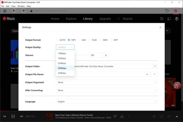 4kFinder YouTube To MP3 Converter screenshot 1