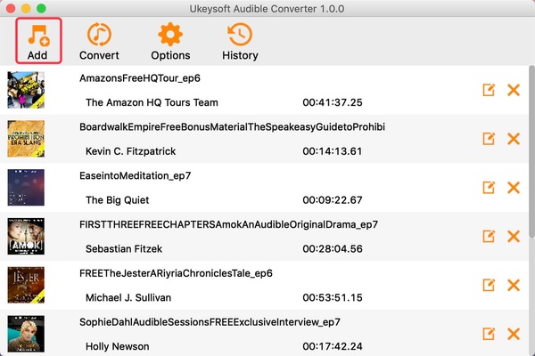 UkeySoft Audible Converter screenshot 1
