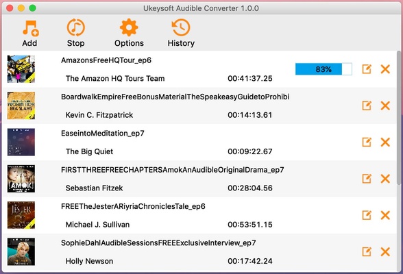 UkeySoft Audible Converter screenshot 1