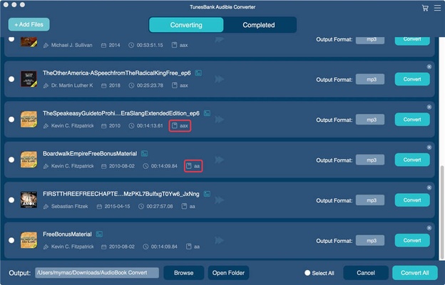 TunesBank Audible Converter screenshot 1
