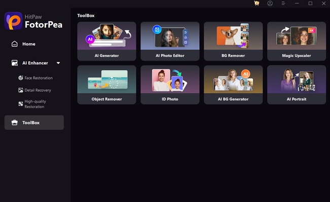 HitPaw FotorPea screenshot 1