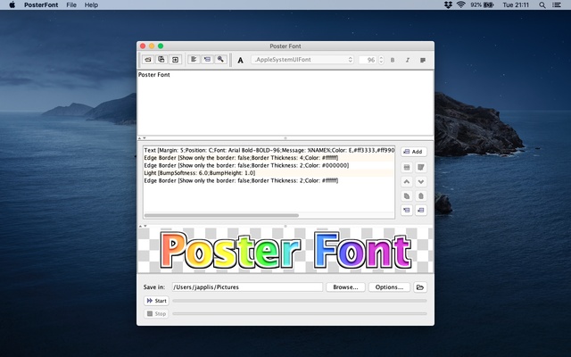 Poster Font screenshot 1