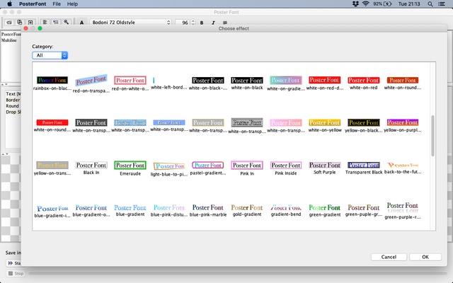 Poster Font screenshot 1