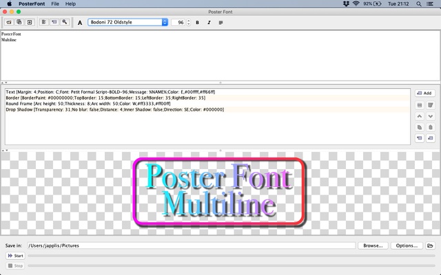 Poster Font screenshot 1