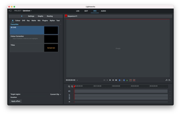 Lightworks screenshot 1