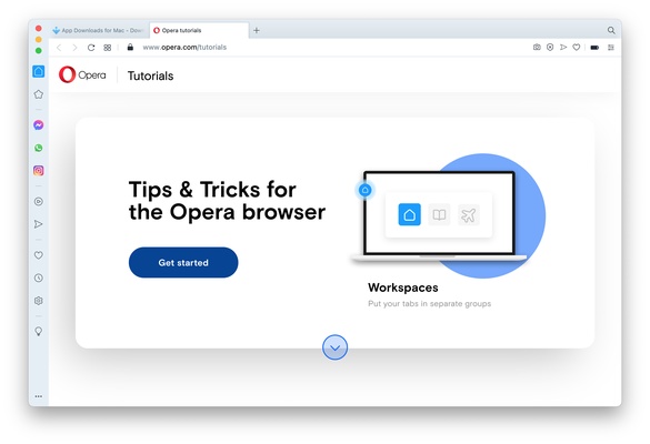 Opera screenshot 1
