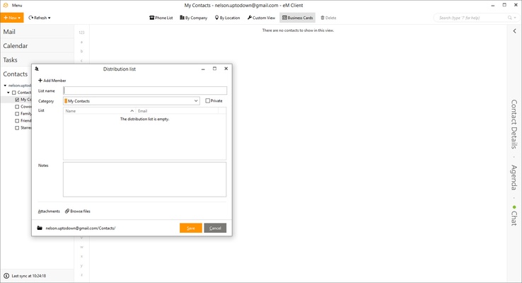 eM Client screenshot 1