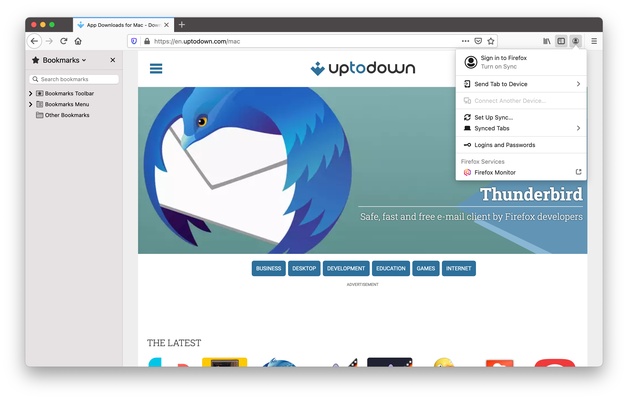 Mozilla Firefox screenshot 1