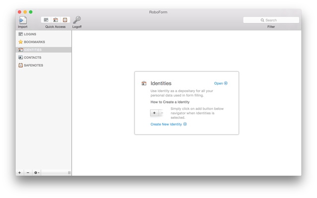 RoboForm screenshot 1