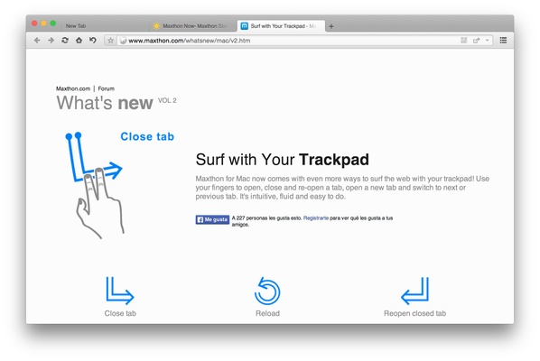 Maxthon screenshot 1