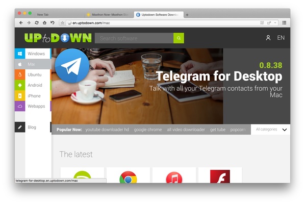 Maxthon screenshot 1