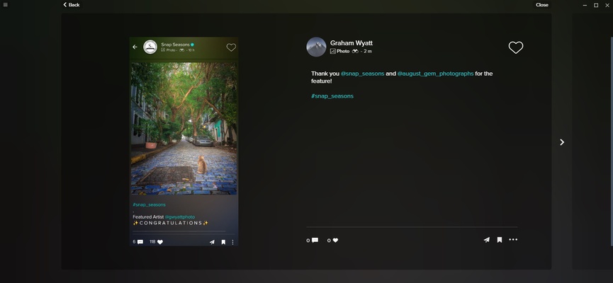 Vero screenshot 1