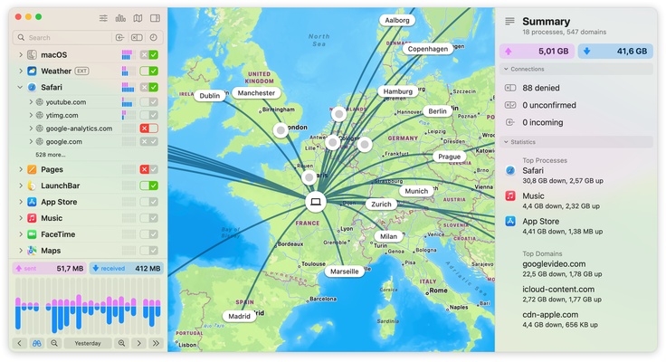 Little Snitch screenshot 1
