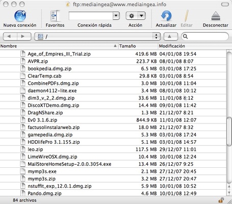 Cyberduck screenshot 1