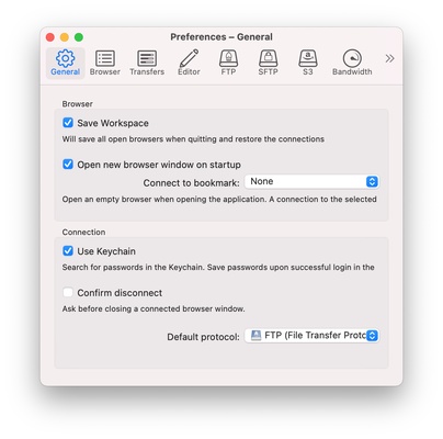 Cyberduck screenshot 1
