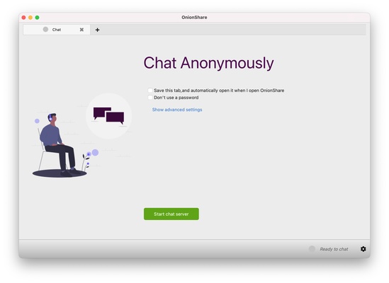 OnionShare screenshot 1